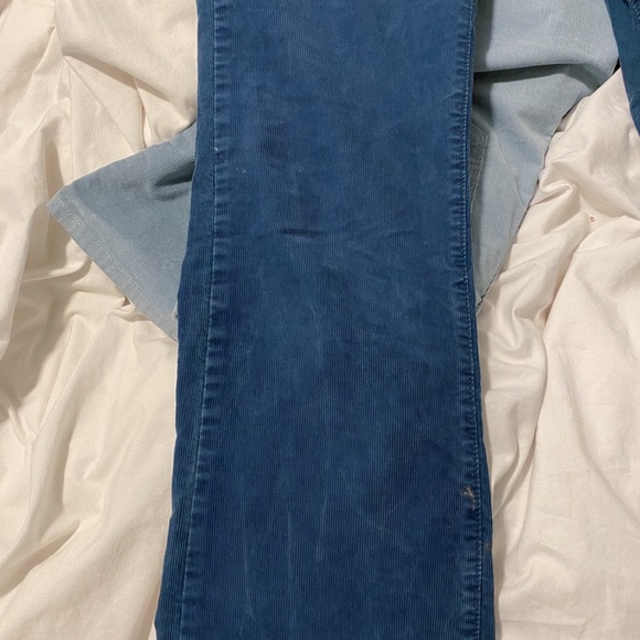 VINTAGE OLD NAVY TEAL CORDUROY PANTS - Picture 7 of 7